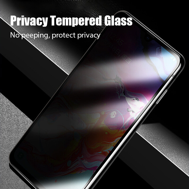 1-4Pcs Anti-spy Protective Tempered Glass for Samsung Galaxy A02S A03S Privacy Screen Protector for Samsung A03 Core Films Glass