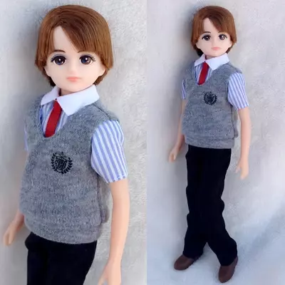 Licca – poupée entière avec tête et corps, 25cm, pour garçon et ami, vêtements, chaussures, nouvelle collection