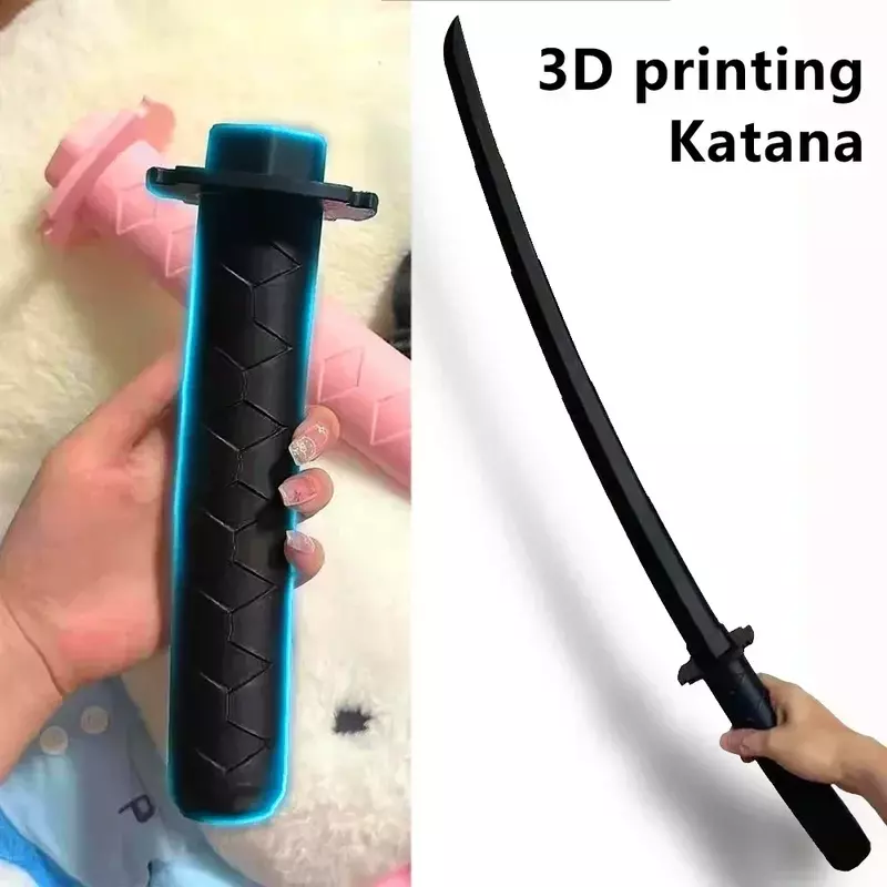 Dzieci 3D miecz grawitacyjny zabawka chowany składany miecz Katana eliminacja stresu zabawki składane zabawne prezenty prezenty dla przyjaciół