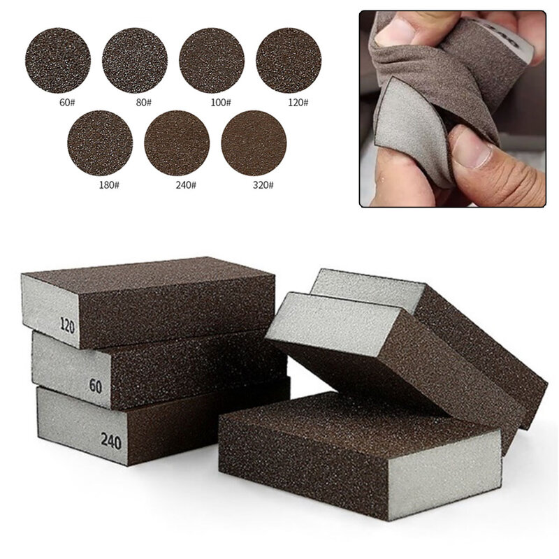 Power Tool Sanding Sponge Block Washable 100x70x25mm Easy To Use Reliable Sponge Durable High Quality Material