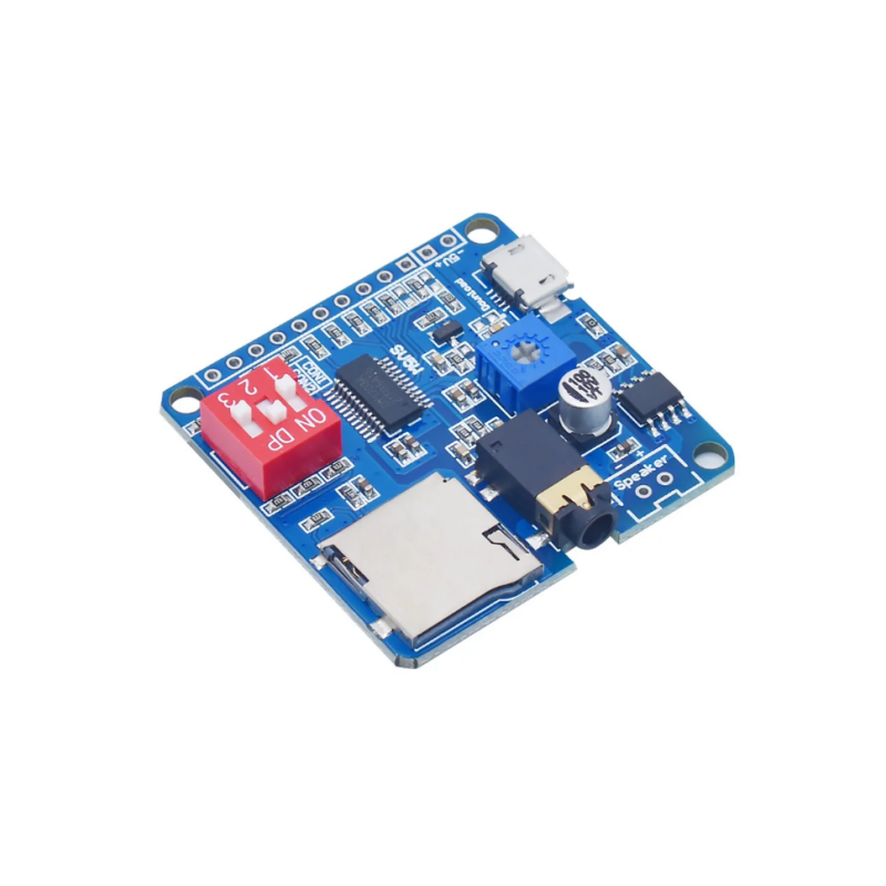 Built-in Voice Playback Module MP3 Music Player 10W 20W 12V 24V Serial Control Electronic DIY for Arduino