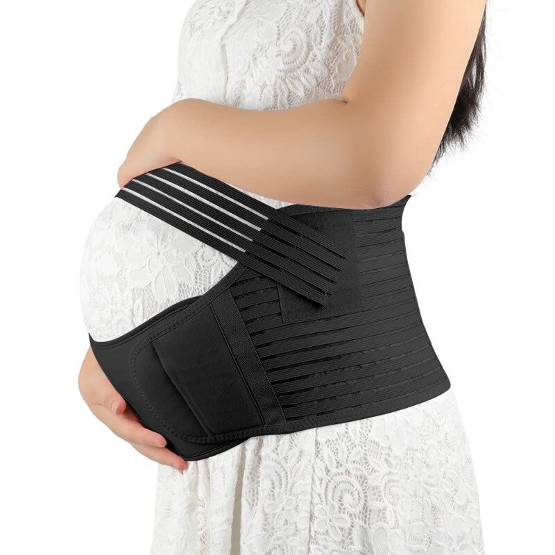 Дышащий и регулируемый поддерживающий пояс для беременных женщин, поддержка талии, сужение талии, пренатальный пояс, послеродовой пояс