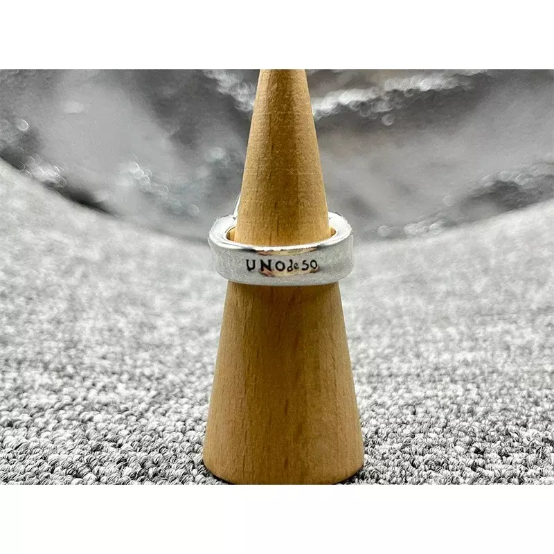 خاتم ساحر الياقوت مطلي بالفضة ، هدية رومانسية للعطلات ، موضة UNOde50 ، جديد ، من من من من من من من من من