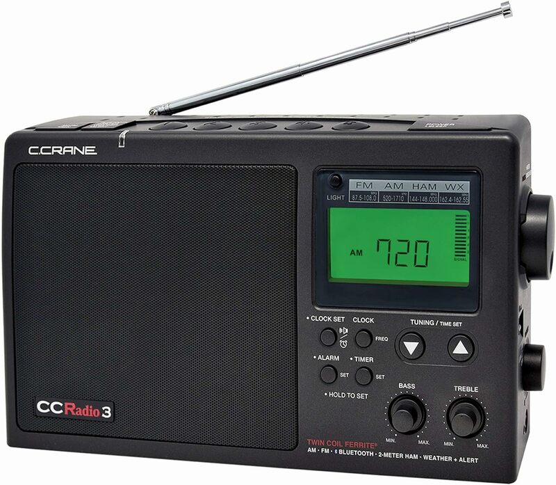 C. Kraan Ccradio Lange Afstand Ontvangst Am, Fm, Noaa Weer Plus Alert En 2 Meter Ham Band Draagbare Digitale Radio Met Bluetooth