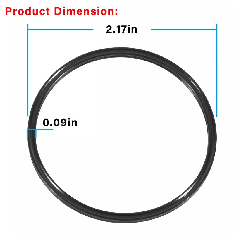 005-1/4-1/4-00-00 Düsen-O-Ringe für vorrangige pcc2000-Rotations-/Fest reinigungs kopf schwarze Gummi-O-Ringe 4-teilige Pool-Innenteile