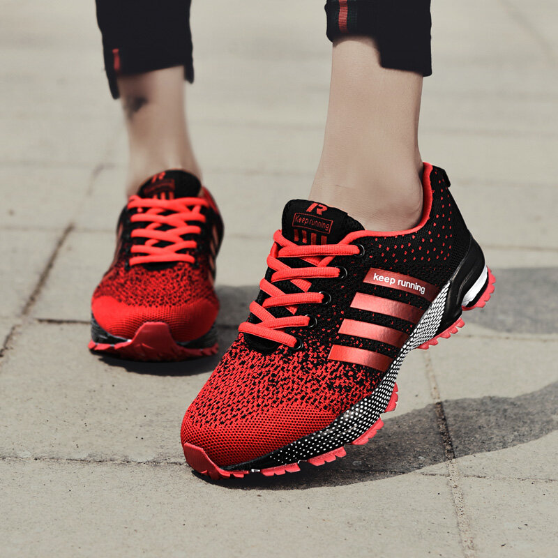 Дышащие кроссовки для бега, мужская уличная спортивная обувь, легкие кроссовки на шнуровке, Мужская Удобная спортивная тренировочная обувь для мужчин