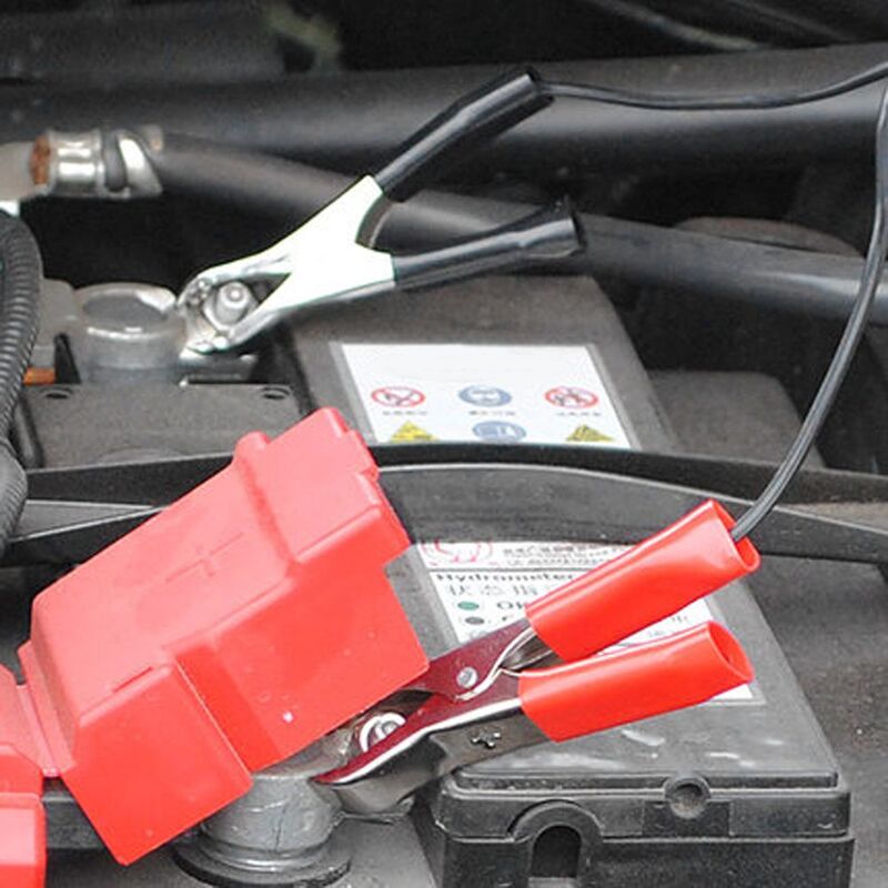 Encendedor de coche de 12V de potencia, Conector de extensión de pinza hembra a Cocodrilo, adaptador de batería con Clip de Terminal, enchufe automático
