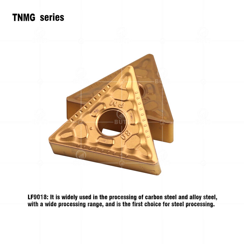 Deskar CNC Turning Tool, Carbide Insert para processamento de aço, TNMG220408 PM LF9018, TNMG220412 PM, 100% original