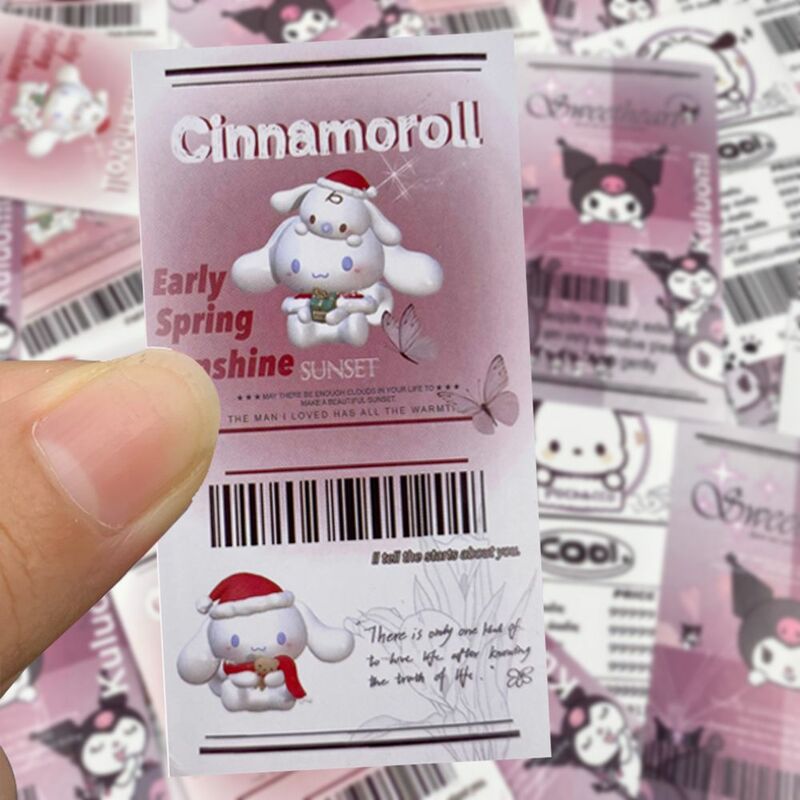 Kawali Sanrio Kuromi Cinnamoroll Pochacco adesivi sigillanti fai da te conto a mano materiale adesivi Ins simpatici giocattoli per bambini regalo per ragazze