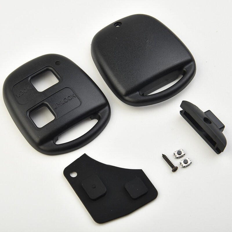 Funda de llave de coche remota, Protector de botón, carcasa antiarañazos, Micro interruptor para Toyota, Yaris, Corolla, accesorios de llave remota