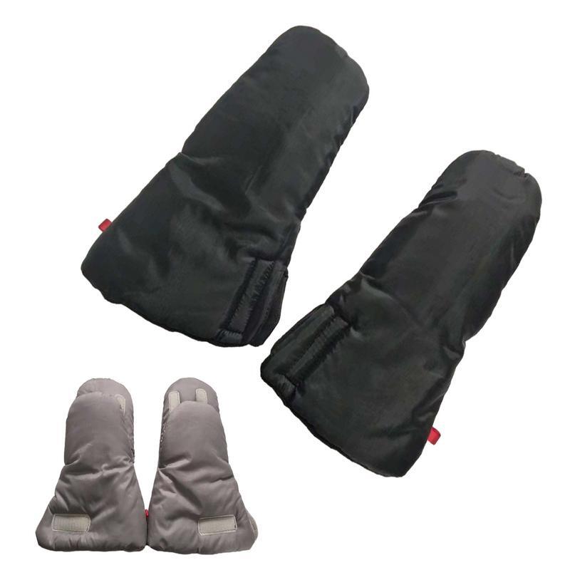 Варежки на коляску Уютные теплые перчатки для коляски ветрозащитные водонепроницаемые аксессуары для зимней коляски оболочки для родителей