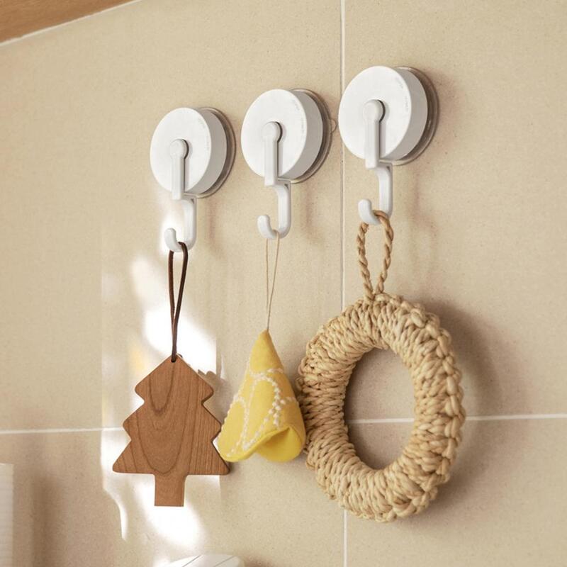 Wall Hook  Practical Wall Mounted Suction Cup Clothes Hook  Waterproof Hanging Hook