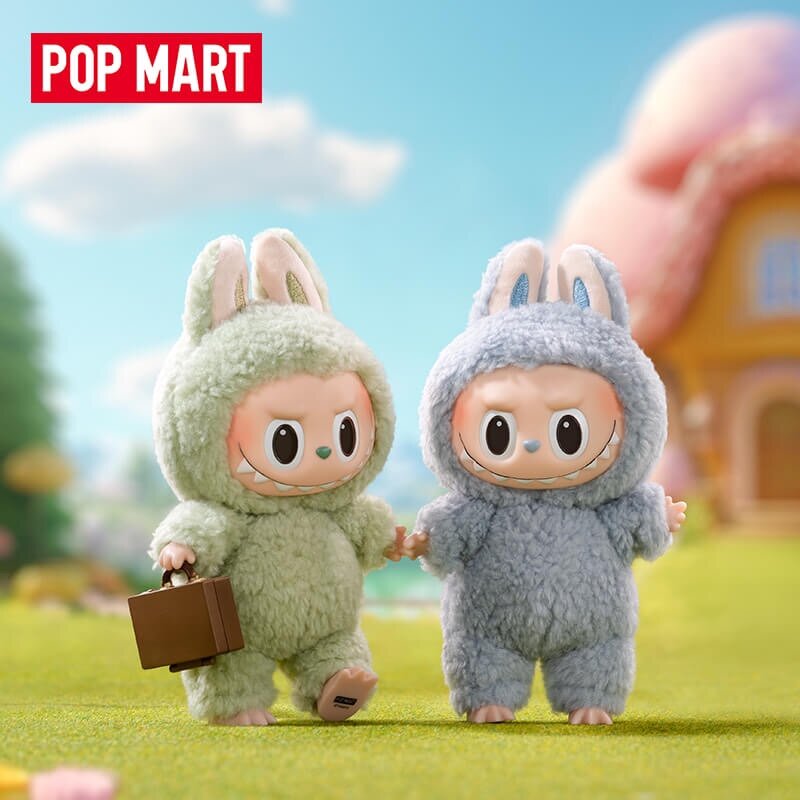 Pop Mart The Monsters Anime Figuras de ação, Labubu Macarone Blind Box emocionante, brinquedos e hobbies, presente infantil