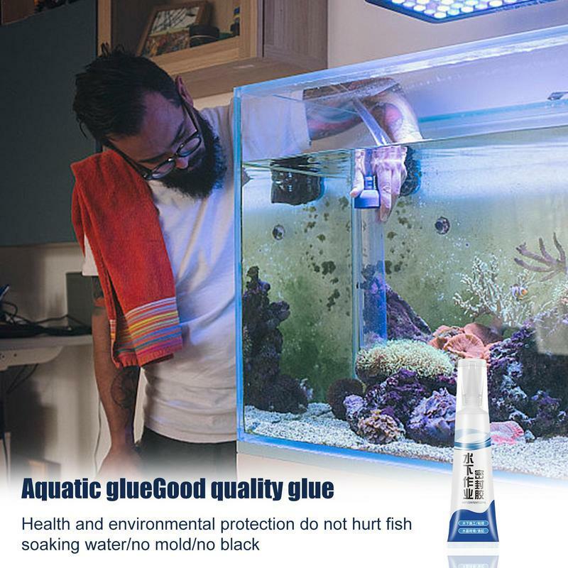 Клей для аквариума 120 мл, сильный адгезив, герметик для аквариума, прозрачный водонепроницаемый, аквариумные принадлежности, безопасный герметик для аквариумов
