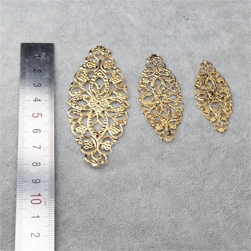Requintado estilo chinês rainha coroa material padrão floral vários tipos acessórios de metal perfeito para noivas diy 28tf