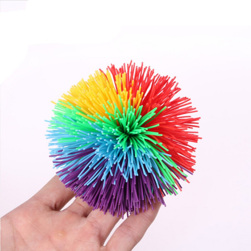 Rainbow koosh Ball juggling สำหรับเด็กกีฬากลางแจ้งเกมของเล่นสำหรับเด็กผู้ชายผู้ชายผู้หญิงเด็กลูกบอลของเล่นประสาทสัมผัสสำหรับบ้านโรงเรียนสำนักงาน