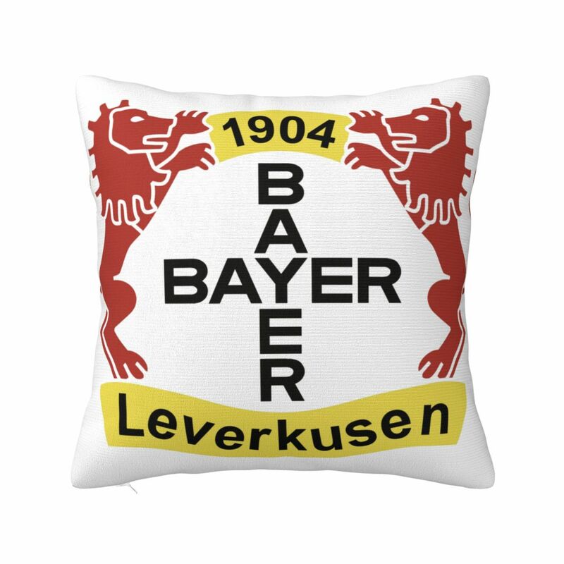 Girabola-Taie d'oreiller carrée pour canapé, Bayer 04, Leverkusen