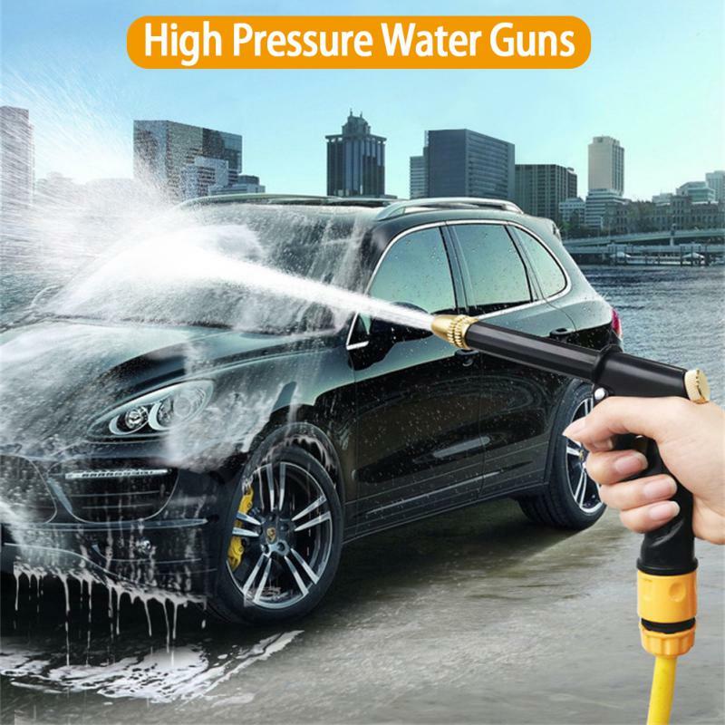 High Pressure Water Gun Car Wash Gun Garden Watering Guns Garden Hose Washing Nozzle Sprayer Washer Pipe Foam Tool Sprinkler