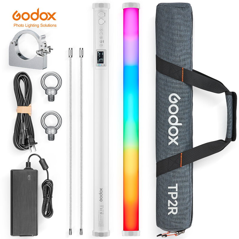 Godox-Lampe de remplissage LED Pixel RVB, Tube lumineux, Prise de vue vidéo, Studio de photographie, Vlog, KNOWLED, TP2R, TP4R, RGBWW, 2000K-10000K