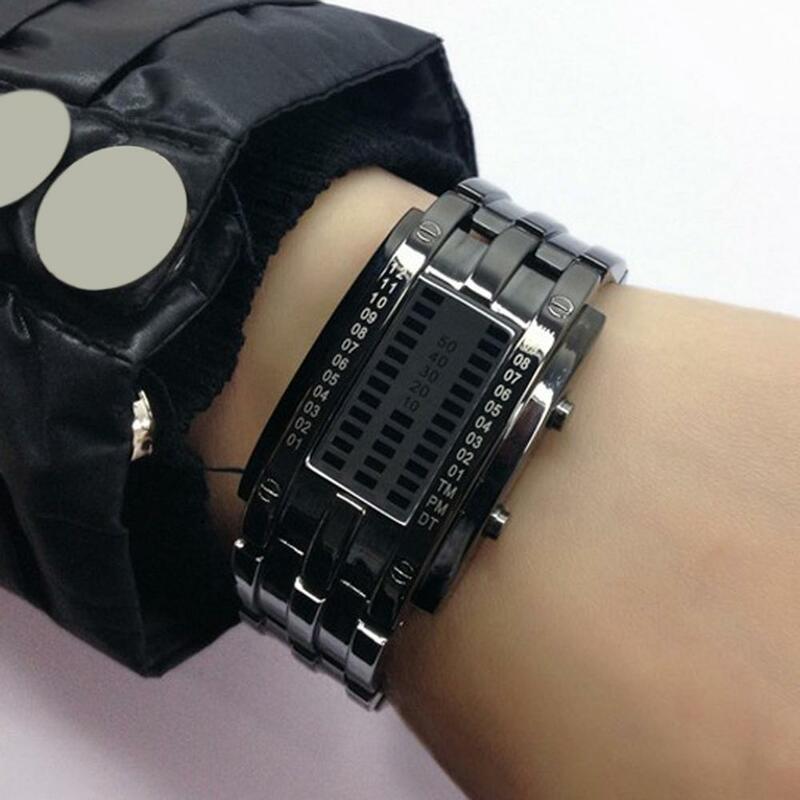 2023 Liefhebbers Horloge Mannen Vrouwen Mode Luxe Roestvrij Staal Datum Lichtgevende Digitale Led Elektronische Sport Horloges Voor Paar Relogio
