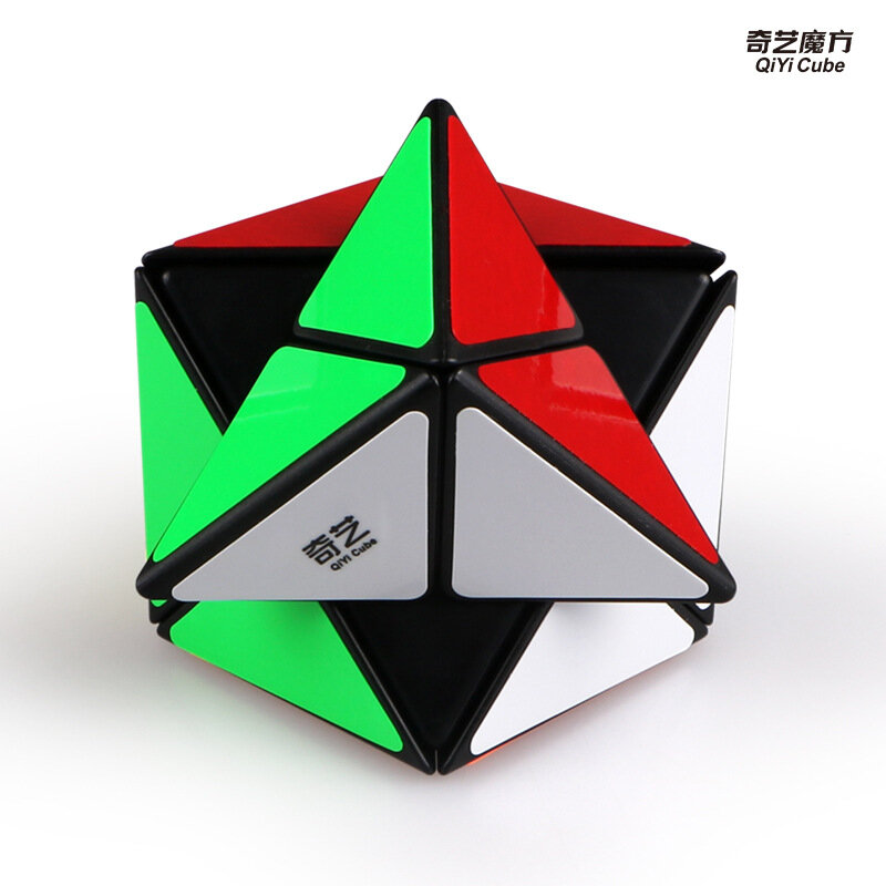 QiYi Dino Cube 3 x3 Magic Speed Cubo Qiyi X Cube Puzzle professionale senza adesivo Fidget Toys regali per bambini