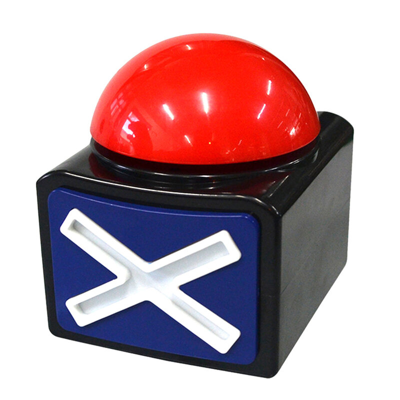 Buzzer Game Toy Button Show Alarm Box avec son et lumière, Adultes, Adolescents, Garçons, Bol