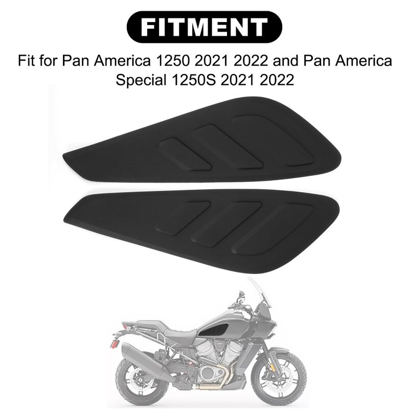 Motorcycle Tank Pad Protectors Rubber Gas Oil Fuel Tank Sticker Side Fuel Tank Pad Decalsor for Pan America 1250 1250S 2021 2022