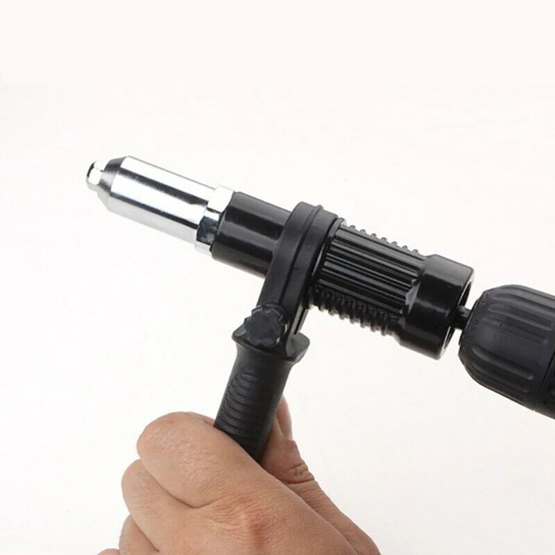 Адаптер для электрических заклепочных пистолетов, нескользящая ручка для аккумуляторной дрели, электрические клепальные Прямая