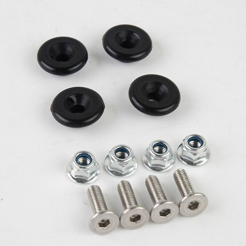 Aluminum Alloy Plate Base Trunk Bracket Motor Accessories Quick Release Spacers Rear Luggage Bushing Motorcycle Tailbox Buckle