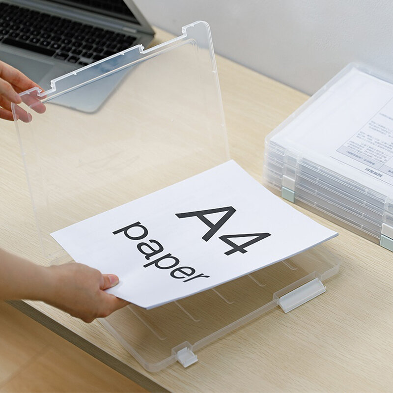 Бумажный ящик для хранения файлов формата А4, Настольная сортировочная коробка, Офисная портативная коробка для хранения данных