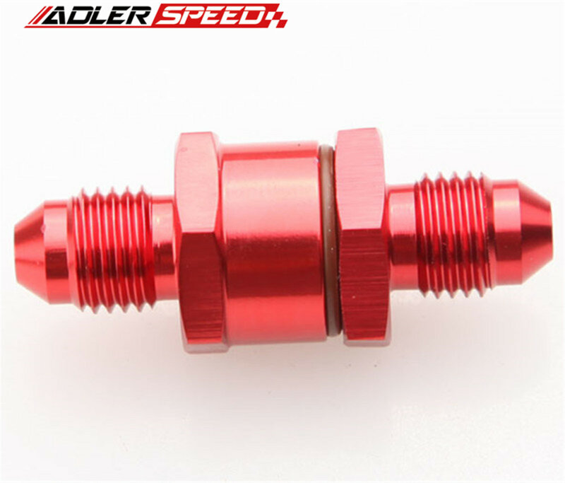 30 Micron -3AN AN3 Male Billet Turbo Oil Feed Line Filter Fitting Adapter Black/Silver/Red/Blue