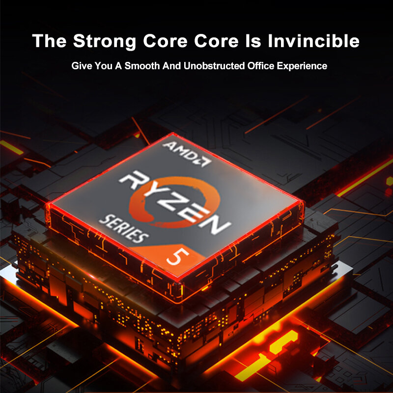 كمبيوتر ألعاب صغير من GenMachine-Light ، وحدة معالجة مركزية AMD Ryzen 5 3550H ، ويندوز 11 ، Ren3000 ، 3550H ، DDR4 Max ، 16GB ، 2.1GHz-3.7GHz