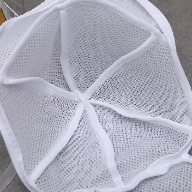 1pc Hat Washer for Washing Machine Mesh Hat Wash Protector with Support Frame Portable Baseball Hat Clothes Laundry Wash Bags