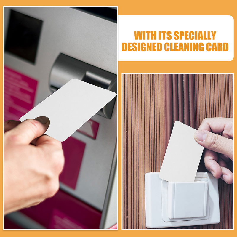 POS Terminal Cleaning Card Small Cleaning Card Blank Card Reader All Purpose Cleaner Printer Cleaning Card