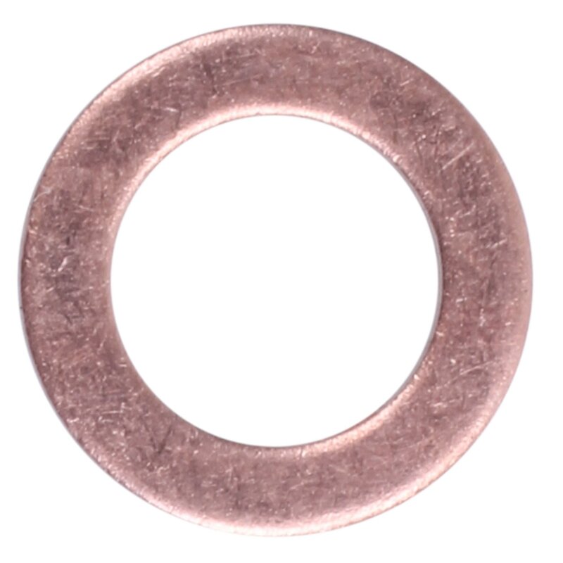 Arandela de cobre de 100 piezas, accesorio de anillo de sellado plano, 6Mm X 10Mm X 1Mm