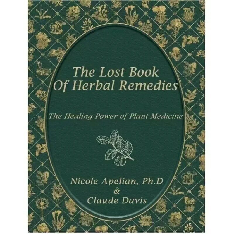 Книга травяных средств от потери, лечебная сила растительной медицины, цветные внутренние страницы, мягкая обложка