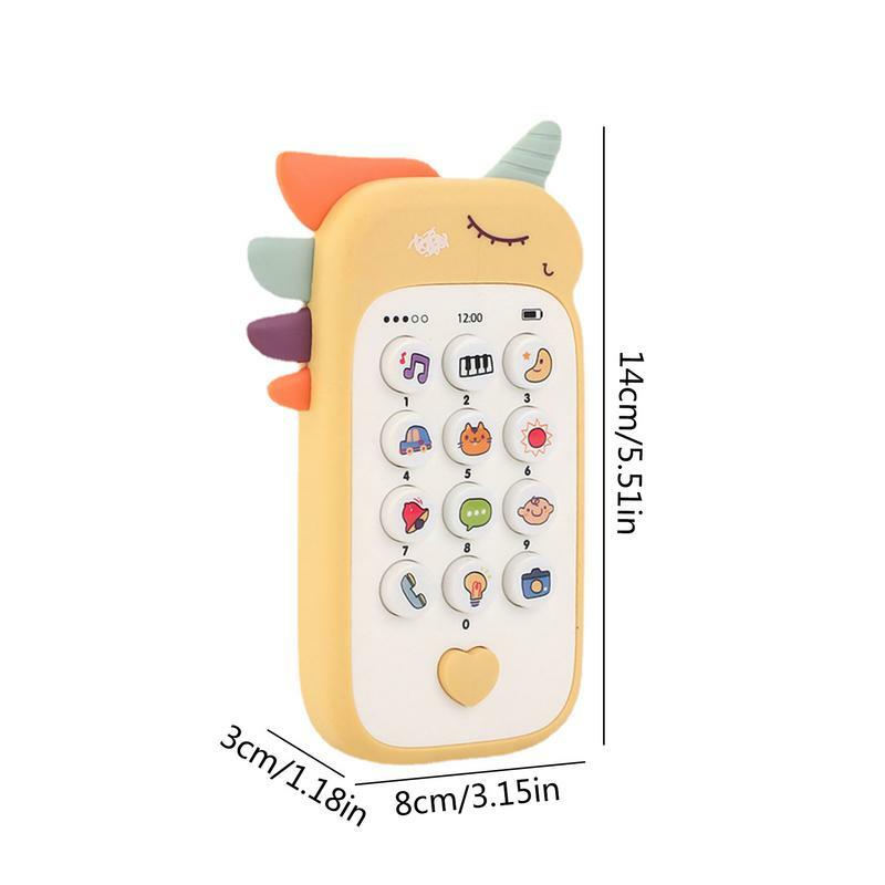 1pc Baby Phone Toy Phone Music Sounder Early Education Educational Toys For Kids Quality Materials Health And Safety
