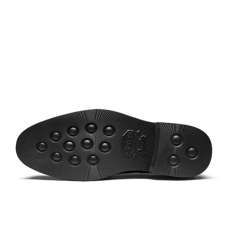 Gete-zapatos de cuero de cocodrilo para hombre, calzado de vestir de negocios, resistente al desgaste, 2023