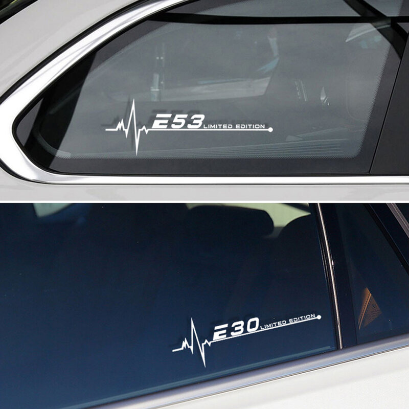 1 шт. для BMW E28 E30 E34 E36 E39 E46 E53 E60 E61 E62 E70 E87 E90 E91 E92 E93 Автомобильная наклейка на боковое стекло s Автомобильная наклейка
