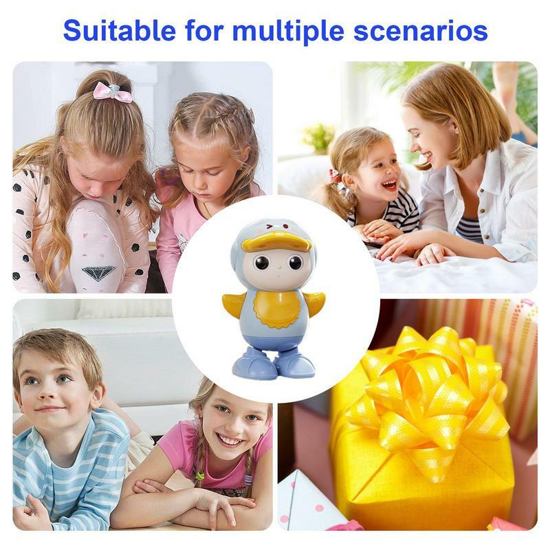 노래 오리 창의적 유아 교육 장난감, 귀여운 오리 모양 유치원 학습 교육 장난감, 어린이 장난감 60 곡 포함