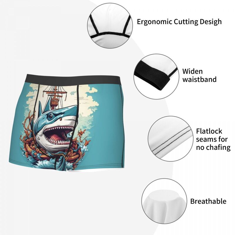 Celana dalam Boxer Man'scosy ikan tropis warna-warni, pakaian dalam cetak 3D, ide hadiah kualitas tinggi sangat bersirkulasi