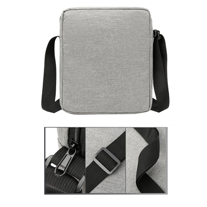 남성용 숄더 대각선 가방, 작은 사각형 가방, 패션 숄더백, 캐주얼 숄더백