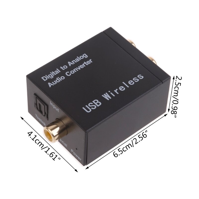 Digital zu Analog Aux Konverter Konverter Optische Konverter Digital Umwandlung 3,5mm Bluetooth-kompatiblen Adapter