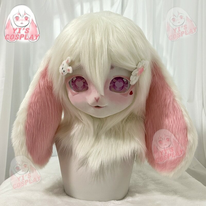 Fursuit Kigurumi auriculares peludos disfraces de Cosplay, Comiket Furry, Rubbit Doll, Cat Comiket Furry Doll, disfraces de animales