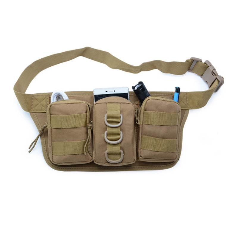 Moda o dużej pojemności Chic nylonowa talia pakiety wielofunkcyjny Outdoor Sports torby Unisex wojskowe przenośne torby wędkarstwo polowanie
