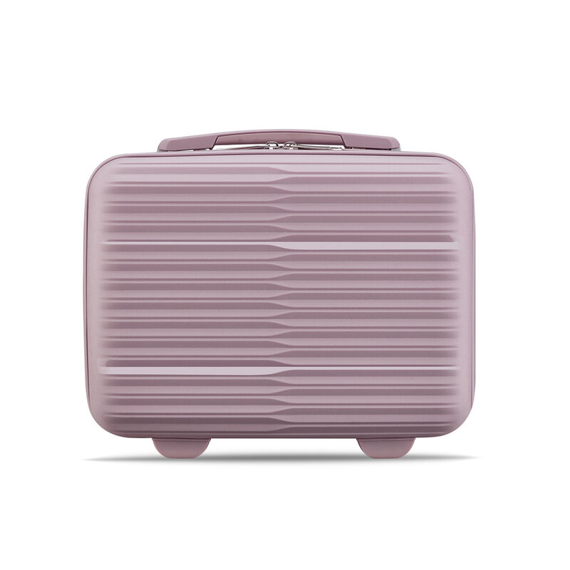 Розовый водонепроницаемый женский маленький чемодан, дорожная косметичка с ручкой, 14 дюймов, размер: 33-26-17 см