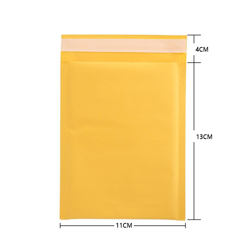 50 sztuk/partia Kraft Paper Bubble koperty torby Mailers wyściełana wysyłka koperta z torby do pakowania bąbelków torby kurierskie do przechowywania