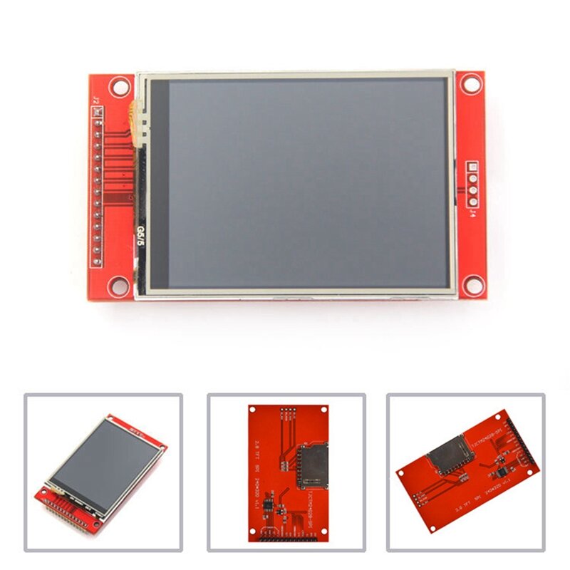 Módulo de exibição LCD TFT SPI, porta serial, porta serial, unidade 51, ILI9341V, 240x320, 2.8 ", 2pcs
