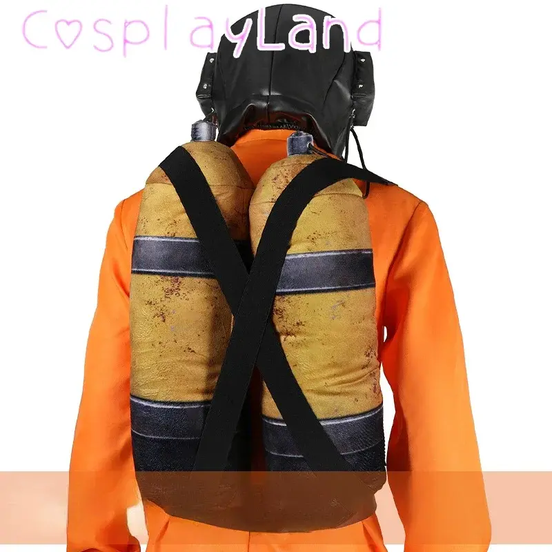 Disfraz de Cosplay de the Lethal Company para hombre, traje protector de máscara de fantasía, mono Con accesorios, disfraz de cómic de Halloween