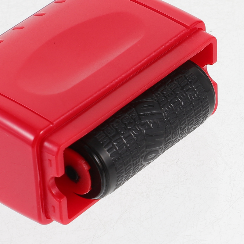 Stamps Thefts Roller Stamp Confidentiality Seal Privacy Safety Plastic Multi-function Stamps
